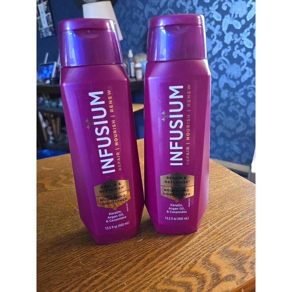 2 Pack-Infusium Repair & Replenish Nourishing Conditioner,‎ Keratin & Argan Oil